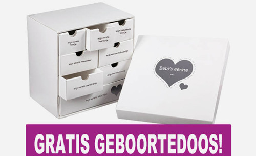 Gratis geboortedoos