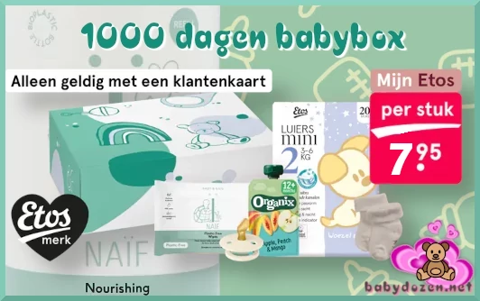 Naïf en Etos BabyBox aanvragen en inhoudd