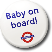 Baby on Board badge