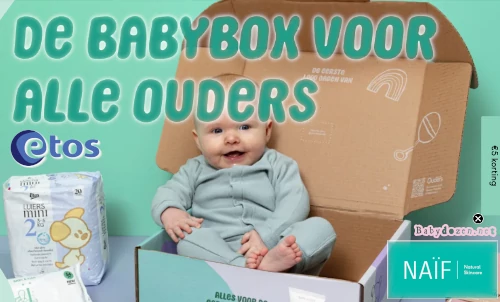 Nieuw : Etos en Naïf eerste 1.000 dagen babybox