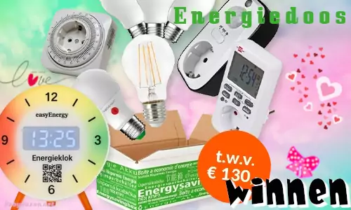 Gratis doos met energiebeparende producten