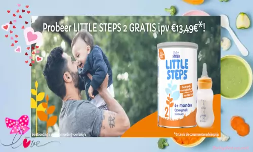 Gratis opvolgmelk Little Steps