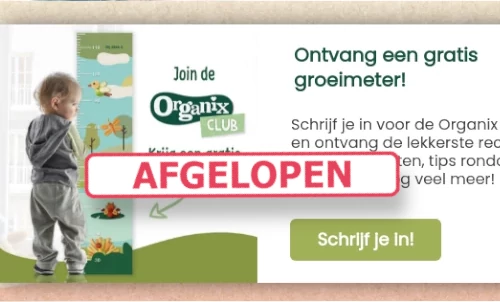 Gratis organix cadeau kinderen aanvragen