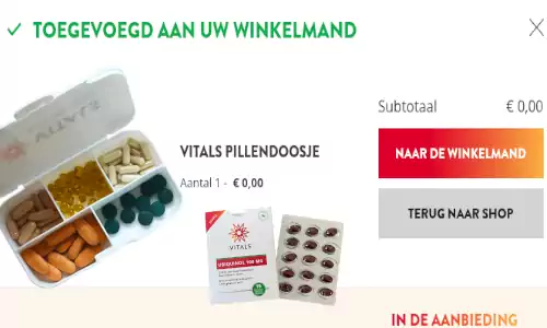 Gratis Vitals samples aanvragen