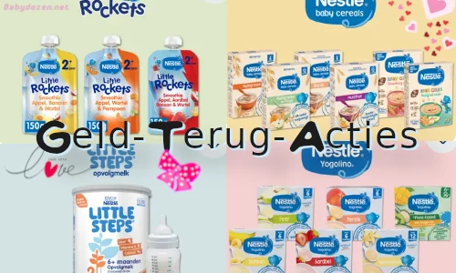 Nestlé geld-terug-acties Gratis baby producten