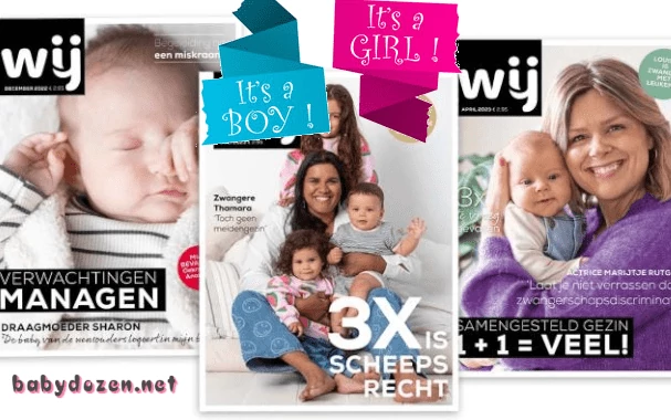 WIJ magazine gratis in blije doos van Prénatal